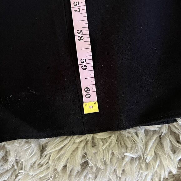 Jill Jill Stuart One Shoulder With Velvet Side Tie Black Formal Gown Size 6 - Picture 8 of 16